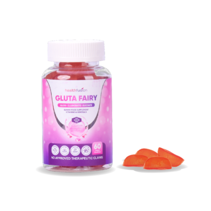 Health Fusion GLUTA FAIRY Glow Whitening Food Supplements | 60 Vegan Gummies