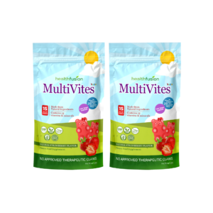MultiVites Complete Immunity Travel Pack of 2 | 30 Gummies | Halal Vegan Gluten-Free | Pouch for Kids