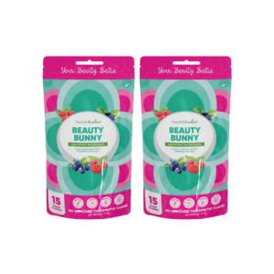 Beauty Bunny Duo Pouch | 30 Vegan Gummy | Beauty Multivitamins Supplement