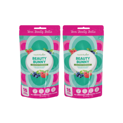 Beauty Bunny Duo Pouch | 30 Vegan Gummy | Beauty Multivitamins Supplement
