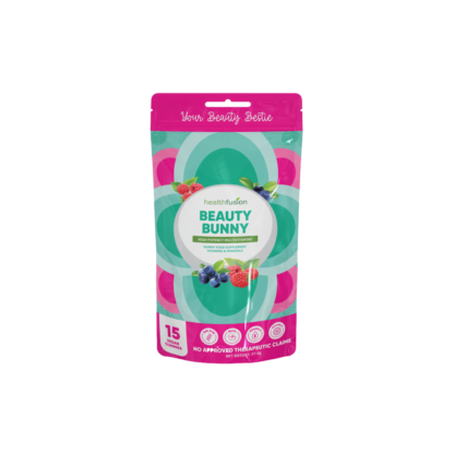 Beauty Bunny Pouch | 15 Vegan Gummy | Multivitamins Beauty Supplement