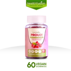 PROUD | Bye PMS | PMS Relief Hormonal Support Gummy Food Supplement | 60 Vegan Gummies