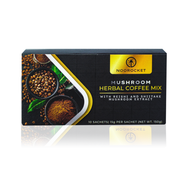 NOOROCKET Mushroom Herbal Coffee Mix | 1 Box of 10s