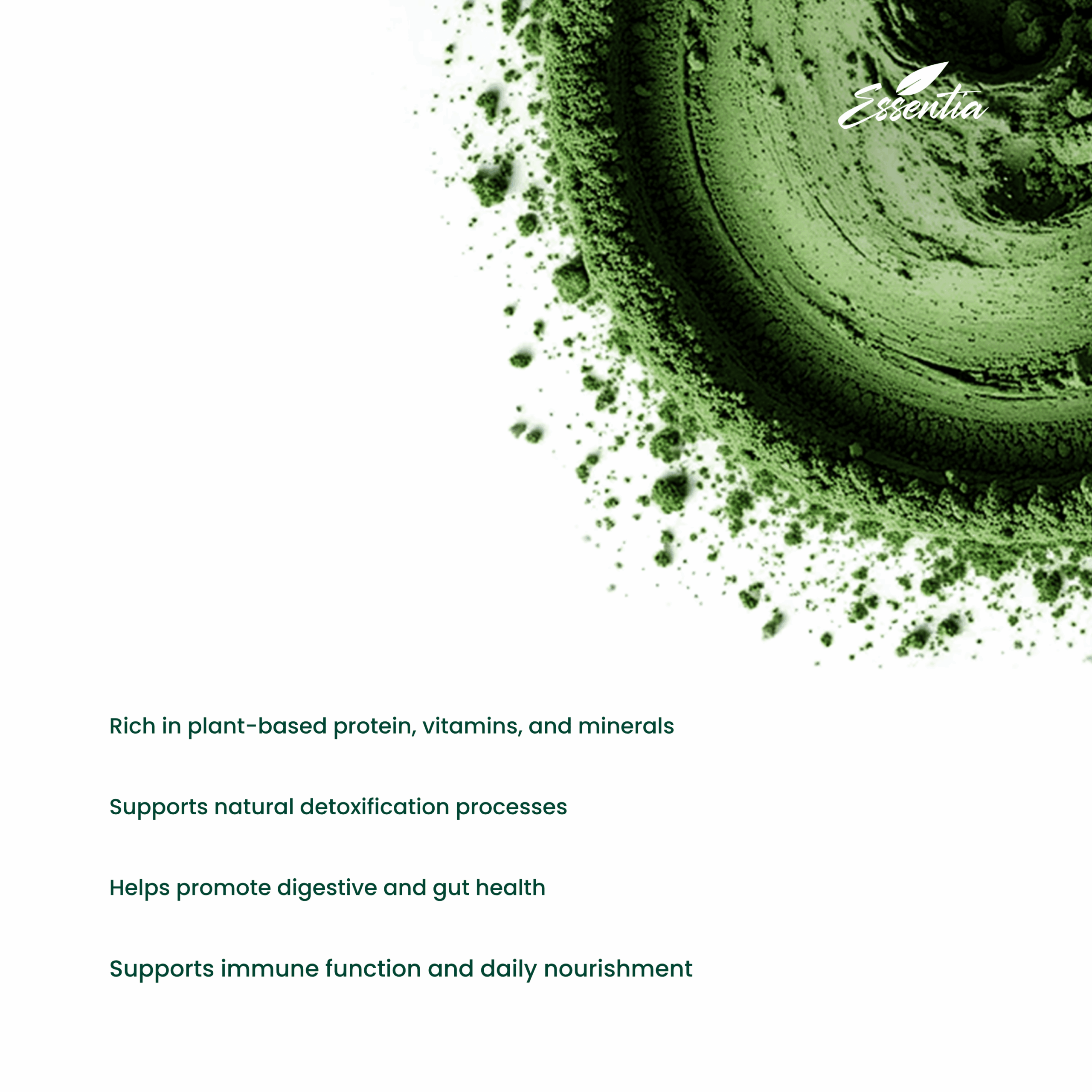 Essentia Spirulina Powder 50g - Image 2