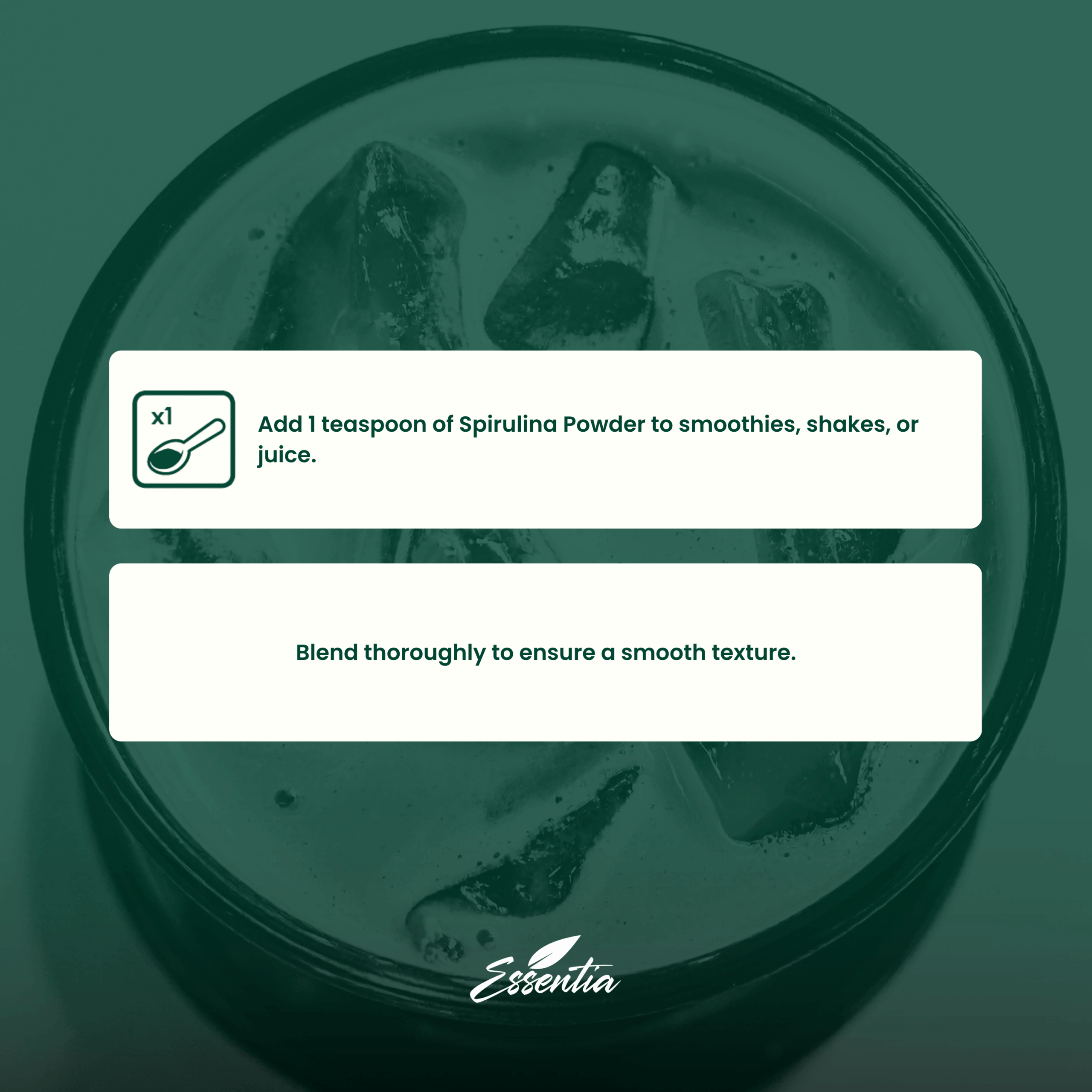 Essentia Spirulina Powder 50g - Image 3
